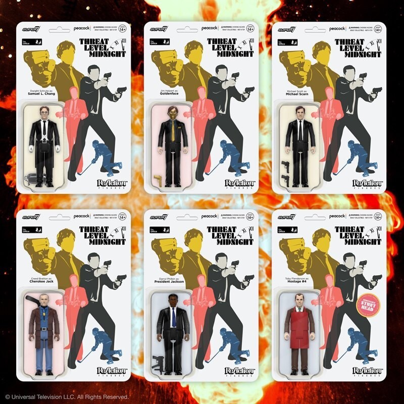 Threat Level Midnight - Set Of 6 - Super7