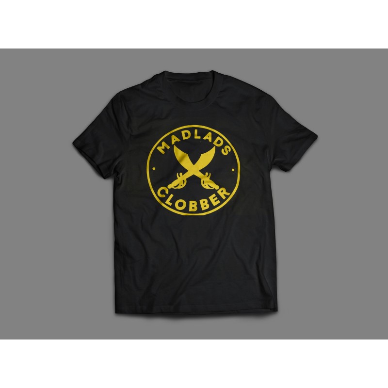 Camiseta Black and Yellow - MADLADS CLOBBER