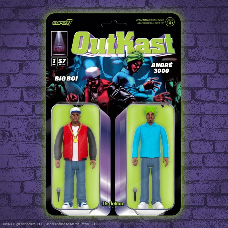 OutKast ReAction Figures Wave 01 OutKast (ATLiens) - Super7