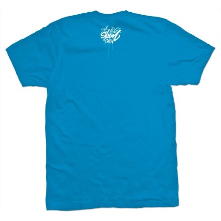 Camiseta Slum Tag Atoll Blue / White – SlumWear