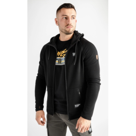 Full Face Hoodie “Stroke” Black - PgWear