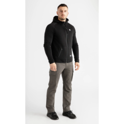 Full Face Hoodie “Stroke” Black - PgWear