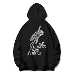 Hoodie Our leaders won´t save us Negra  - FREELIFE